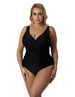 Strój kąpielowy jednoczęściowy czarny modelujący 502/05
