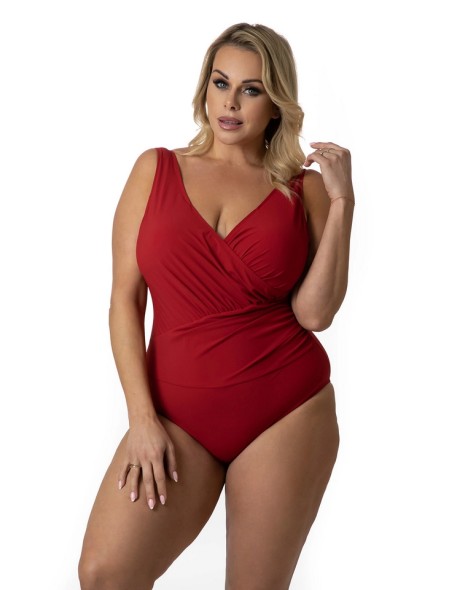 One-piece red shaping swimsuit 502/01