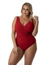 One-piece red shaping swimsuit 502/01