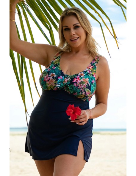 Strój kąpielowy jednoczęściowy z sukienką 5/27