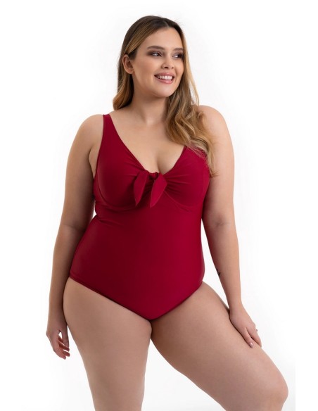 Swimsuit piece with fiszbinami red 616/04