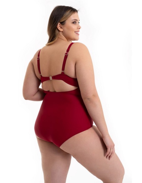 Swimsuit piece with fiszbinami red 616/04