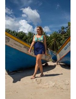 Strój kąpielowy jednoczęściowy z sukienką 5/31 2