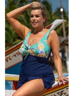 Strój kąpielowy jednoczęściowy z sukienką 5/31