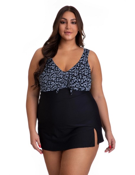 One-piece swimsuit with dress 5/14