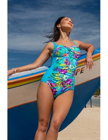 Slimming swimsuit piece with marszczeniem 508/46