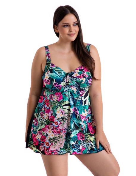 Tankini with high waist swimsuit 7/01