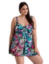 Tankini with high waist swimsuit 7/01