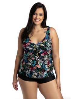 Tankini damskie z szortami strój kąpielowy 3/29