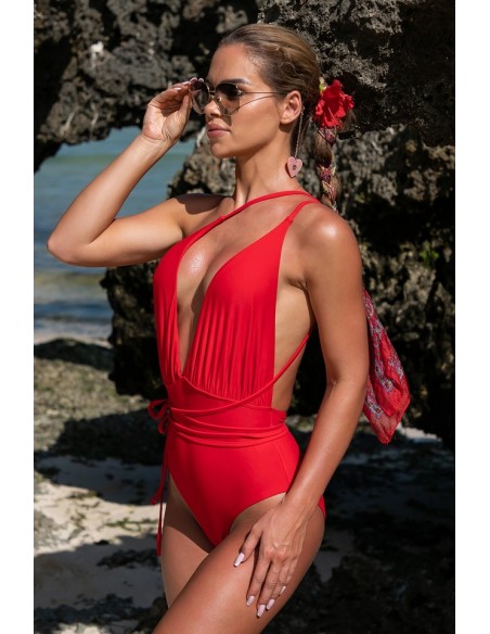 Piece swimsuit wiązany na wiele sposobów 422/02