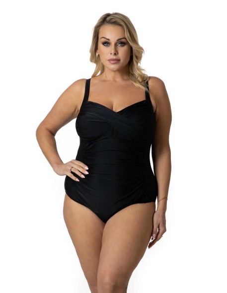 One-piece slimming swimsuit, gathered, 507/01