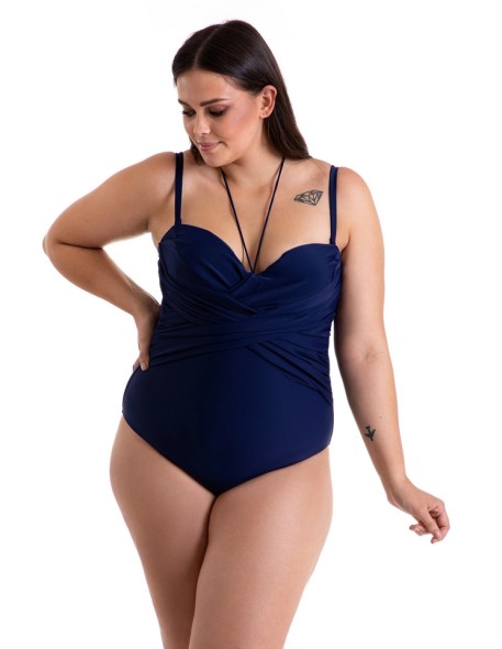 One-piece swimsuit slimming padded cups 501/3