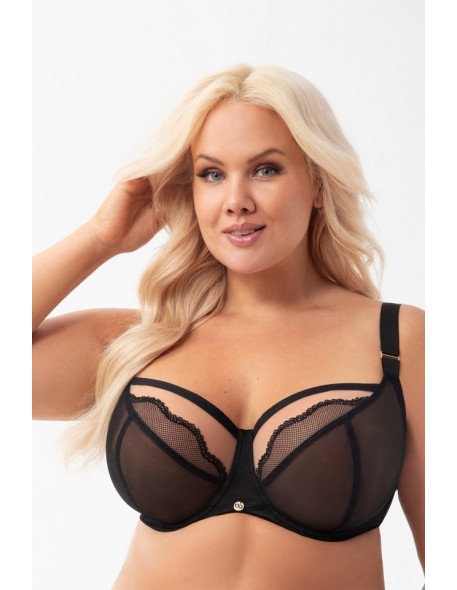 Soft underwired bra Ida Gorsenia K900 black 