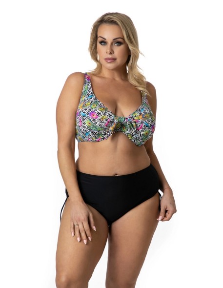 Two-piece swimsuit with underwires, high waist briefs 615/43