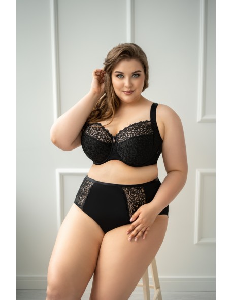 Biustonosz miękki Krisline Betty full cup czarny 