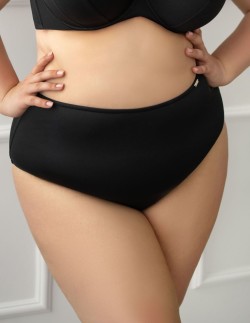 Figi kąpielowe z wysokim stanem Krisline Beach czarne  2