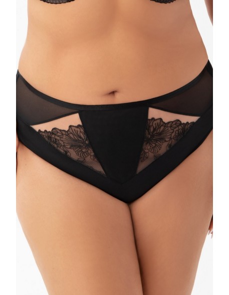 Women's high-waisted panties Daniela Gorsenia K903 black 