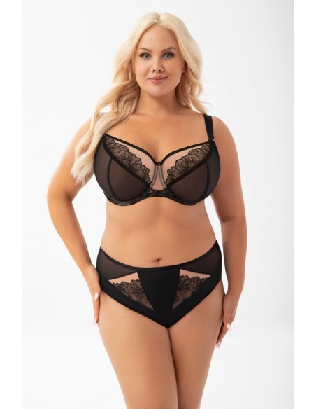 Gorsenia K903 Daniela women's high-waisted briefs black