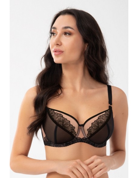 Soft underwired bra Daniela Gorsenia K902 black 