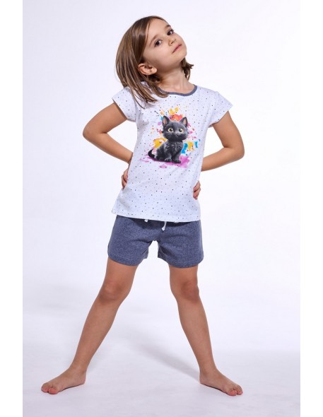 Piżama girl kids kr 245/109 black cat Cornette