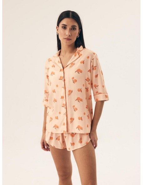 Piżama damska naranja 42686 ss25 Henderson