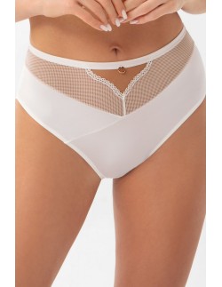 Gorsenia K901 Ida women's high-waisted briefs cream