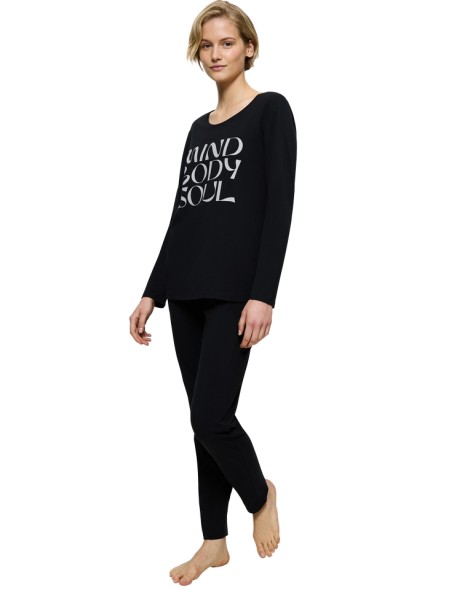 Women's pajamas Triumph Sets PK LSL X black 