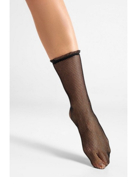 BEA - KNEE FISHNET STOCKINGS Fiore