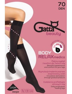 Relaxmedica 70 den knee Gatta