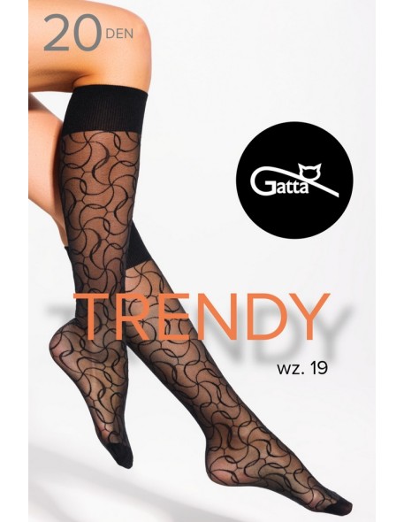 Trendyline knee socks - 19 knee women's Gatta