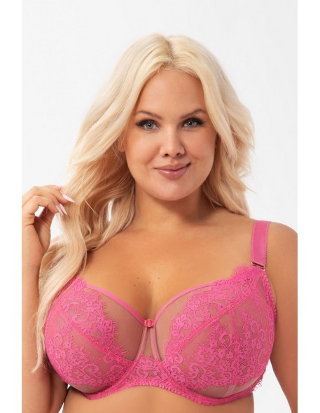 Pink lace bra Rossa Gorsenia K913 