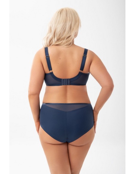 Gorsenia K910 Narcisa lacy soft bra navy blue