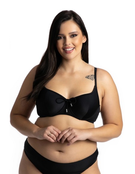 Bra bathing black padded 772/05