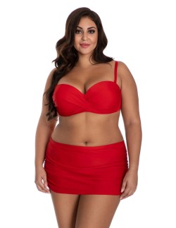 Strój kąpielowy ze spódniczką trzyczęściowy 614/01