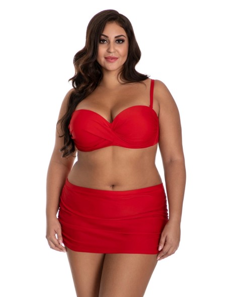Three-piece swimsuit with skirt 614/01