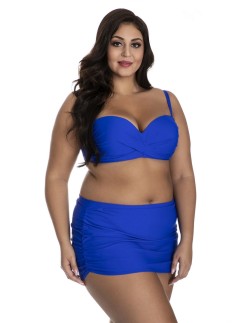 Swimsuit ladies' with spódniczką three-piece 614/02