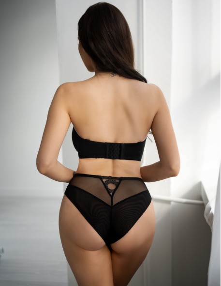 Biustonosz bardotka Krisline Fortuna mhm czarny...