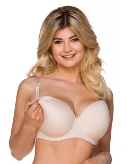 Biustonosz do karmienia usztywniany gładki Lupoline MK 3109 2