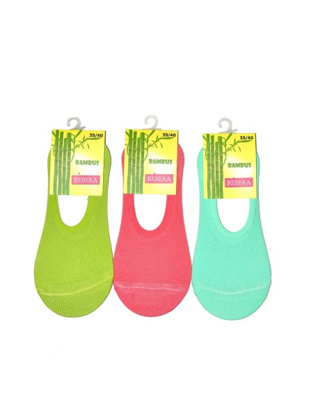 Balerinki women's footers mokasyny bambus,...