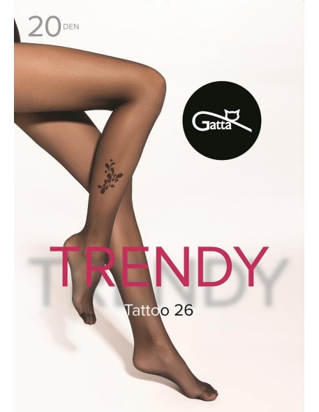 Tattoo - 26 tights mat 20 den Gatta