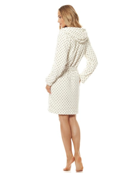 Bathrobe ladies' short with hood L&L 7119