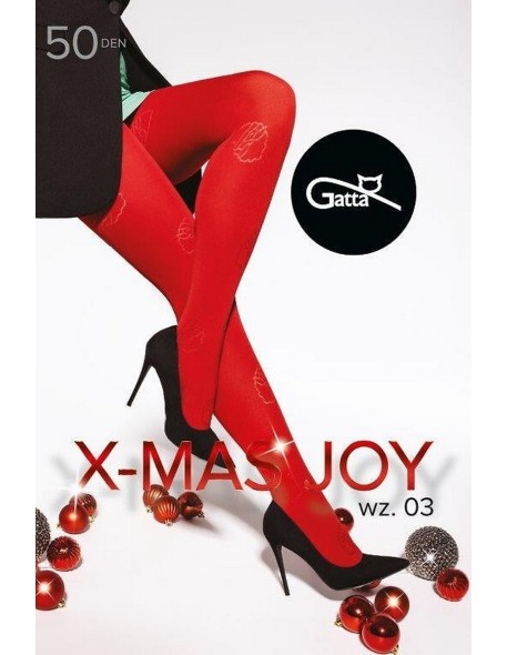 Tights women's christmas X-Mas Joy 03 Gatta