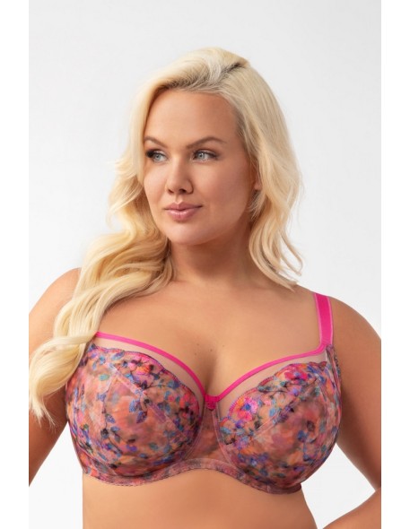 Soft bra lacy with fiszbinami Vivian Gorsenia K927