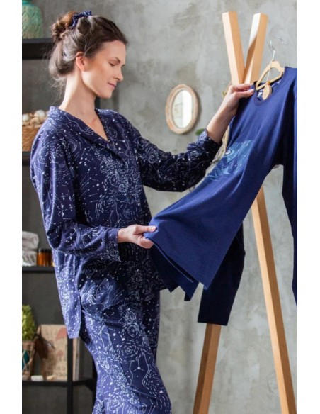 Pajamas women's dwuczęściowa Key LNS 911