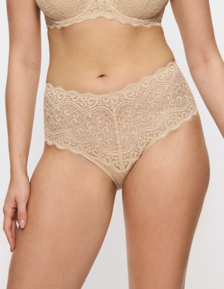 Majtki z wysokim stanem Triumph Amourette Maxi skin