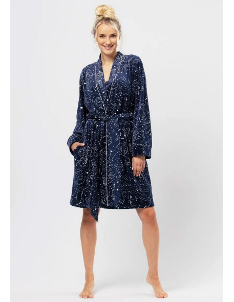 Short women's bathrobe Key LGD 911 