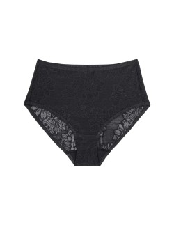 Majtki z wysokim stanem Triumph Fit Smart Maxi EX czarne