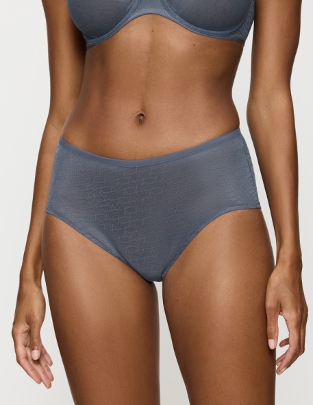 High waist panties Triumph Signature Sheer Maxi Ex cloudy blue