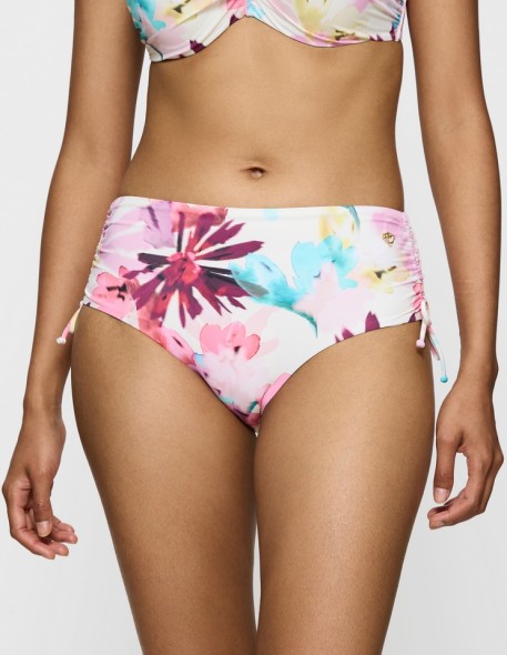 Majtki kąpielowe z wysokim stanem Triumph Summer Fleur Maxi pink