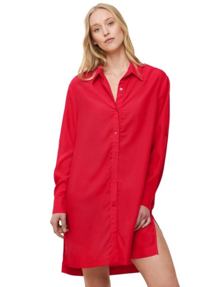 Sukienka plażowa Triumph Beach Mywear Boyfriend Tunic Sd bright red